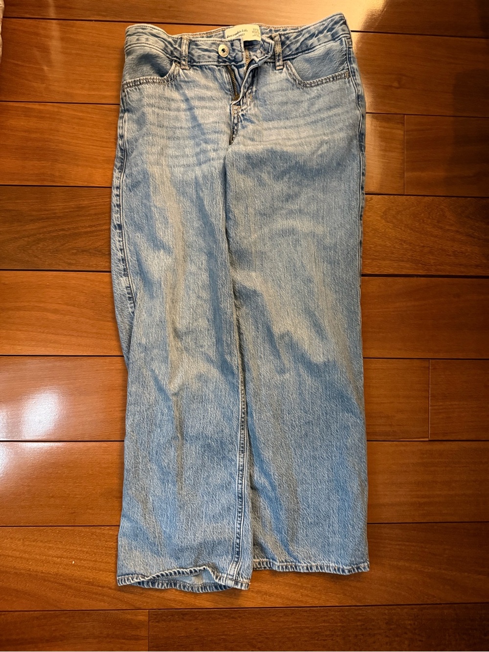 abercrombie kids Light Blue Relaxed Fit Jeans